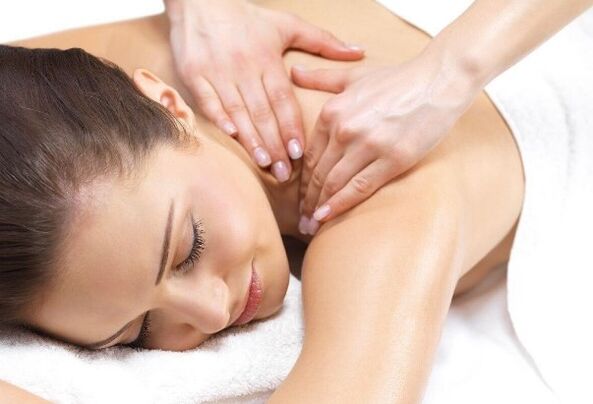 Massage de la zone